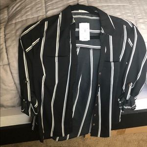 Long sleeve button up blouse